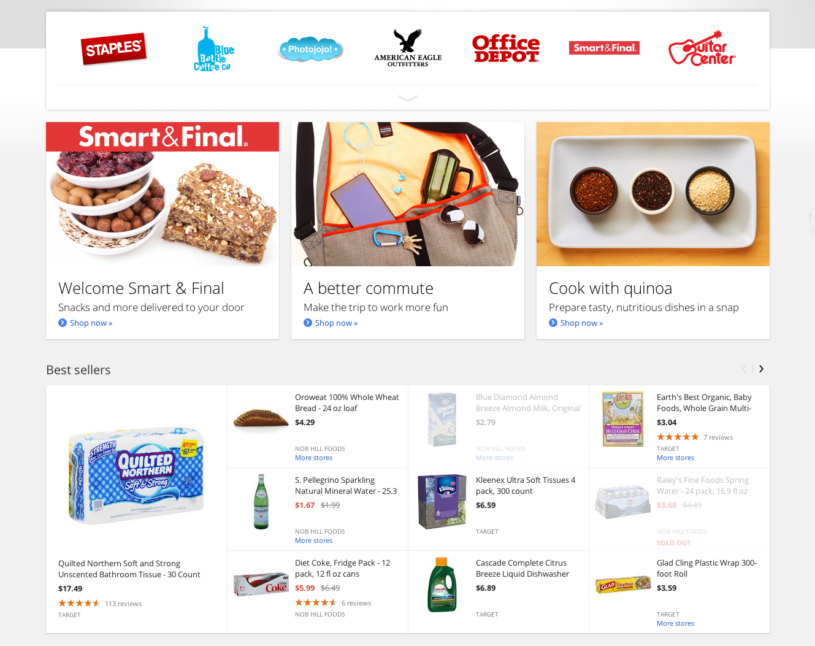 Google Shopping Express  Grocery