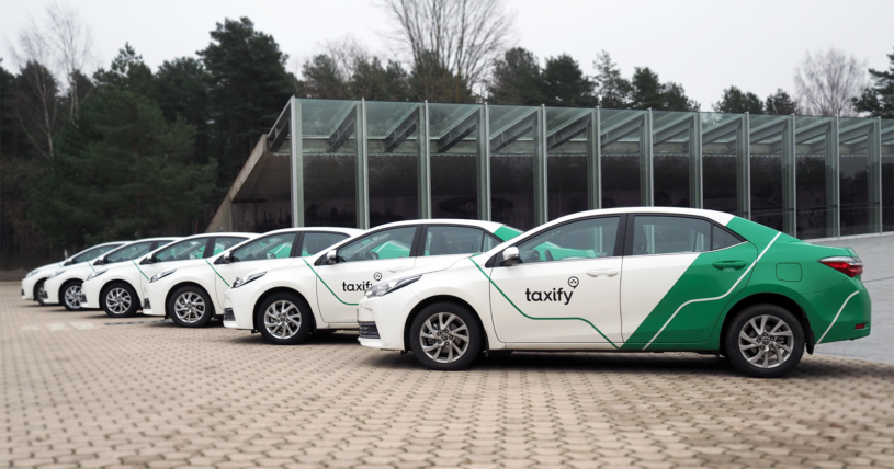 Taxify fleet Tallinn