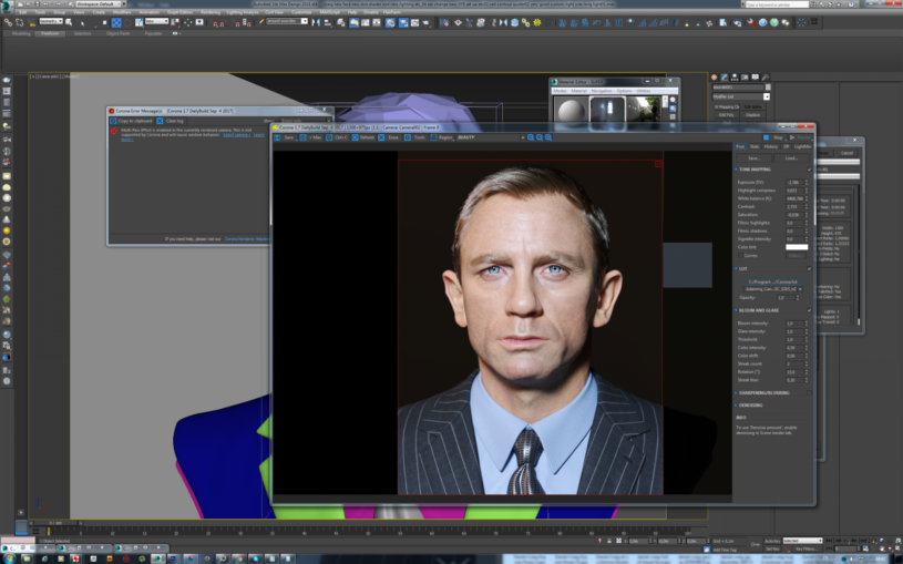 Corona Renderer – Luc Bégin – Daniel Craig – 2