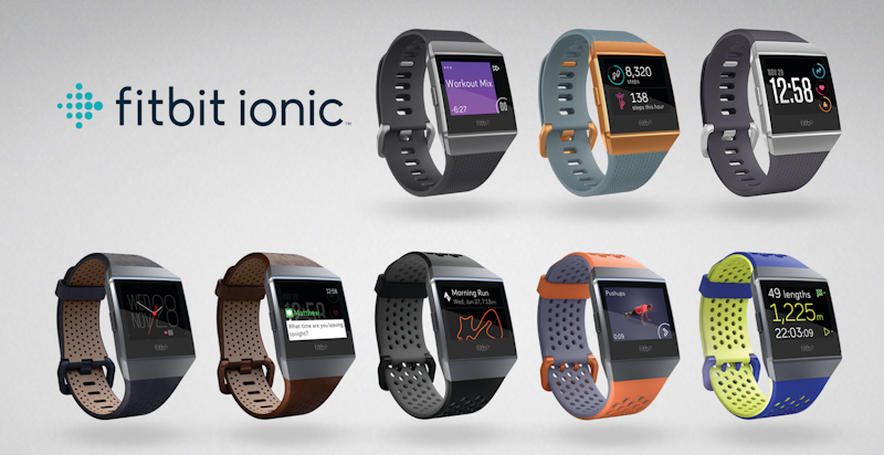 Product line up of all Ionic bands