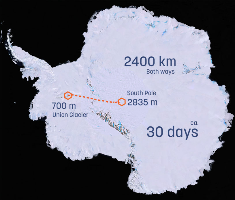 Antarctica route