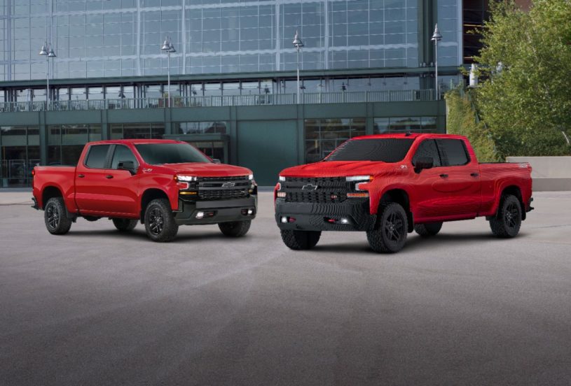 Chevrolet revealed the first-ever full-size LEGO® Silverado at