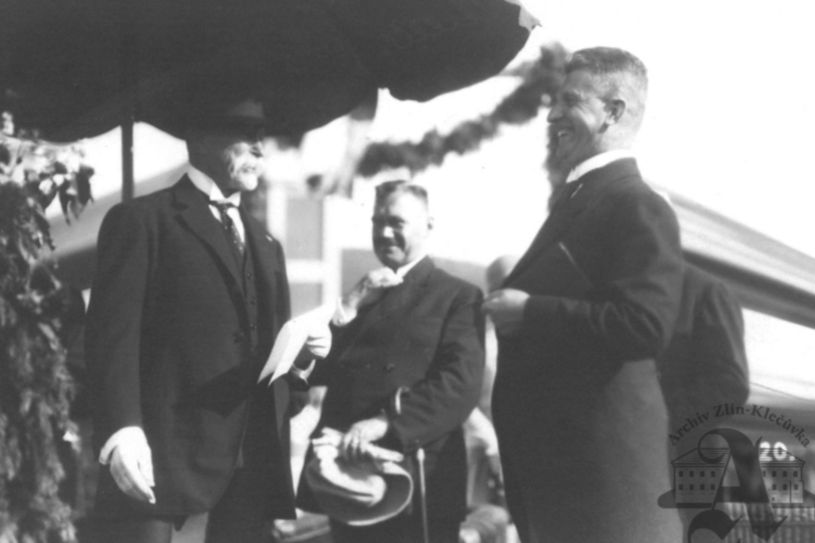 Baťa ve Zlíně vítá Tomáše Garrigua Masaryka