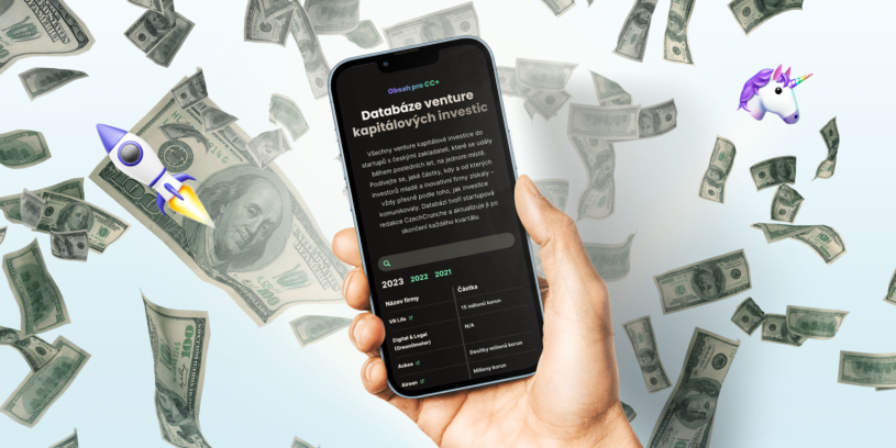 Venture kapitálové dealy českých startupů na jednom místě. Spustili jsme databázi investic