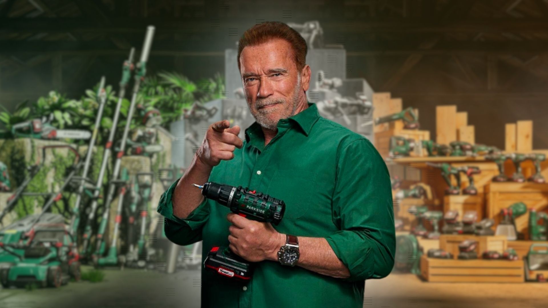 Arnold Schwarzenegger became the face of Lidl and Kaufland appliances