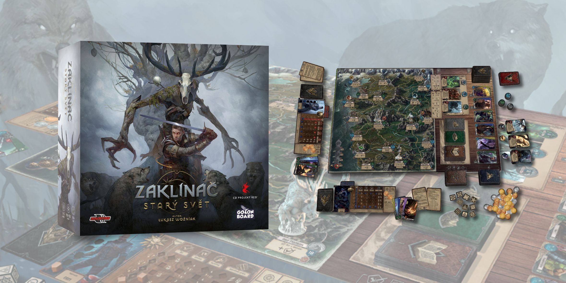 The fantasy board game The Witcher: The Old World has arrived in Czech stores