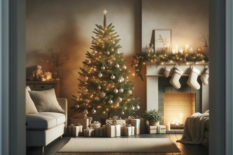 dalle-2023-12-20-09-44-31-a-modest-living-room-with-subtle-christmas-decorations-featuring-a-small-neatly-decorated-christmas-tree-with-gentle-lights-and-minimalist-ornaments