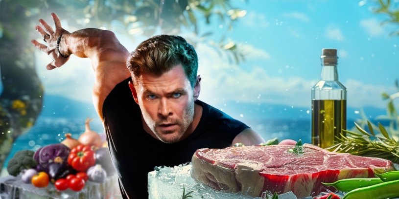 Jezte jako Chris Hemsworth. Hovězí jen za denního světla, nic z krabiček a hodně oliváče