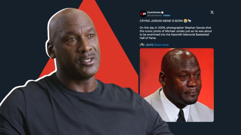 Když král pláče, internet má žně. Michael Jordan se svým memem stal i symbolem zmaru a smutku