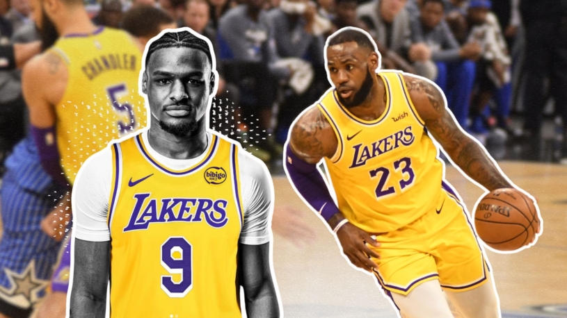 Dříve tátu jen sledoval, teď s ním píše dějiny. LeBron James bude hrát se svým synem v týmu NBA