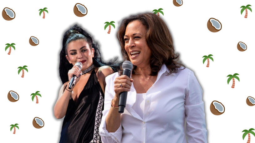 Jak dostat kampaň k mladým? Trumpa zkusí porazit kokosy, palmy či logo podle zpěvačky Charli XCX