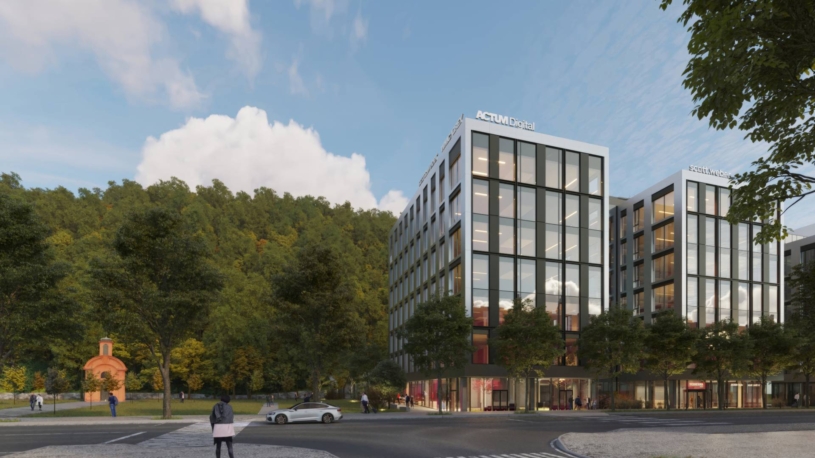 Nad někdejším důstojnickým hřbitovem v Karlíně vyrostou kanceláře. Část obsadí coworking