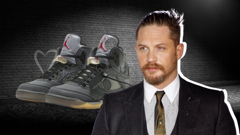 Tom Hardy se vyzná i ve světě drahých tenisek. Nazul jeden z nejžádanějších párů od Nike