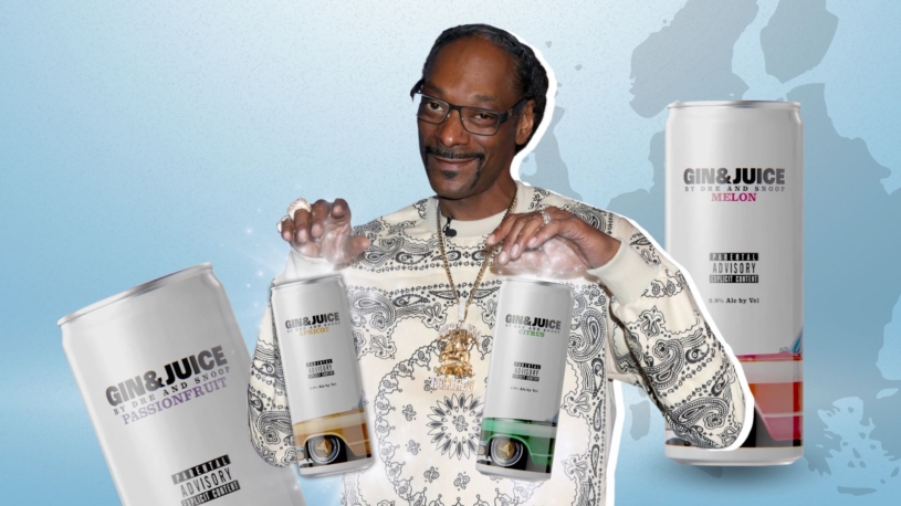 Snoop Dogg pustil do Evropy svůj gin s džusem. Tajné promo mu dal i v Paříži, kde bere miliony