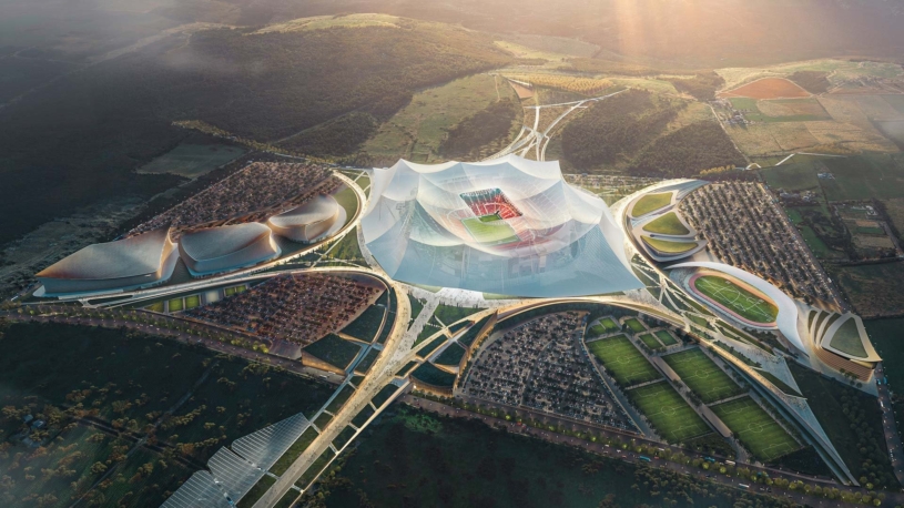 Maroko buduje největší fotbalový stadion světa. Do masivního stanu se má vejít 115 tisíc diváků