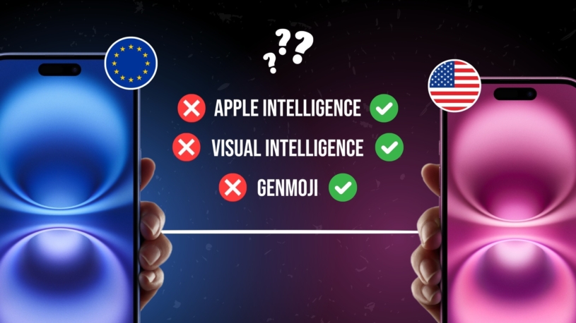 Evropa poprvé dostane výrazně jiné iPhony než USA, bude chybět umělá inteligence. Proč vlastně?