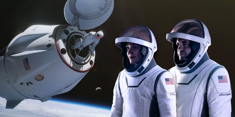 Další milník v dobývání kosmu. Poprvé v historii vystoupil z lodě do vesmíru komerční astronaut