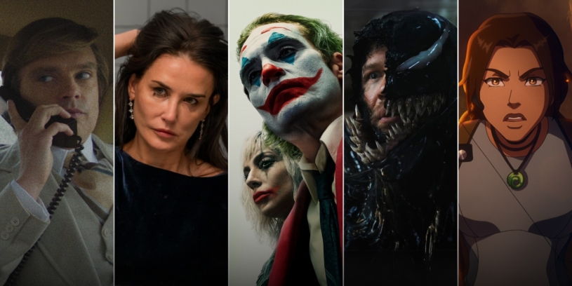 Filmy a seriály v říjnu: Joker, Trump i Megalopolis. A taky český loutkový film s prestižní cenou