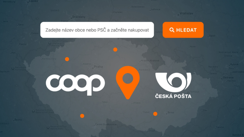 COOP začal rozvážet potraviny s Českou poštou. Chce obsloužit regiony, kam jiné služby nejezdí