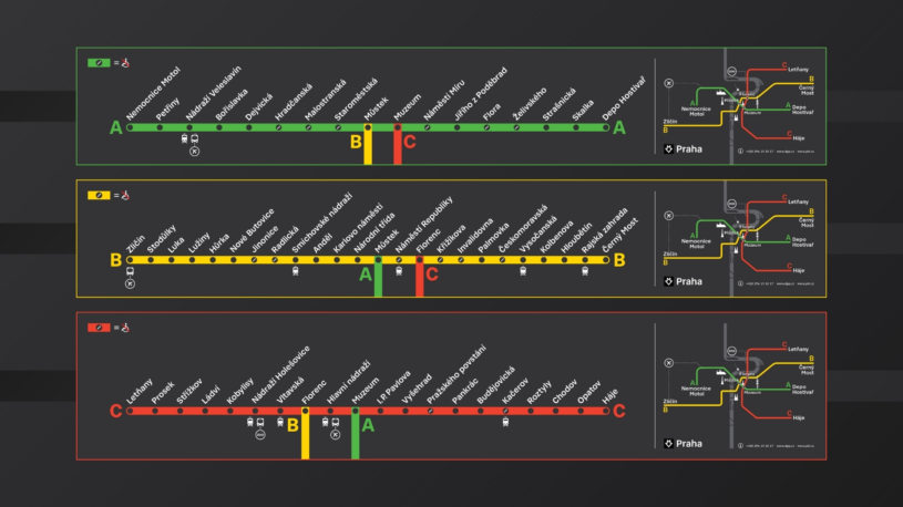 Zmizelo Národní divadlo a vše zčernalo. Praha zná konečnou podobu „jezevčíků“ v metru