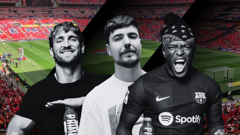 MrBeast a další hvězdy internetu vyprodali největší stadion v Anglii. A zahráli si dost neobvyklý fotbal