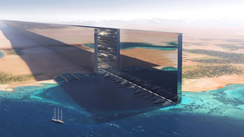 Saúdský pouštní sen se hroutí. Megaprojekt Neom drtí zpoždění i astronomické náklady, plány se tak mění