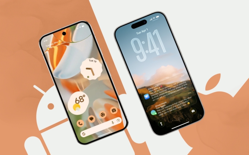 Apple i Google mají nový design svých operačních systémů. Podívejte se, jak vypadají