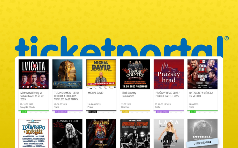 Estonci ovládli český ticketingový trh. Po GoOutu a Ticketstreamu kupují od Mafry také Ticketportal