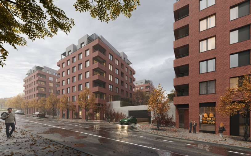 Kromě historických a průmyslových nově i moderní Vršovice. Developeři budují na jejich okraji devět domů
