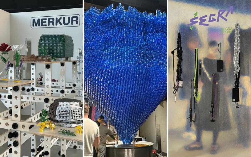 Růžový porcelán, marocké dlaždice i instalace z tisíců lahví. Co byste neměli minout na Designbloku?