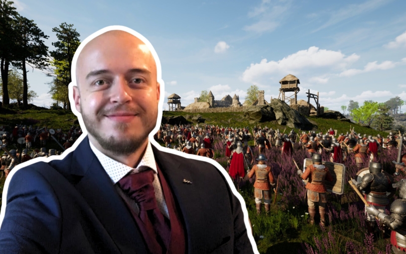 U zrodu hry stála manželka. Český vývojář tvoří rozsáhlý středověký počin, má stavbu hradů, bitvy i dabing