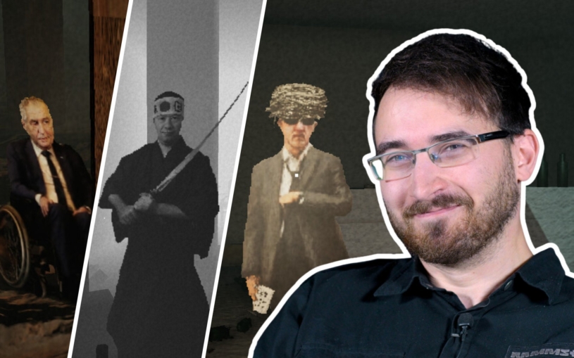 Tančící Alenka, samuraj Tomio i simulátor Turka. Autor hry o Zemanovi stvořil horor ze sněmovny
