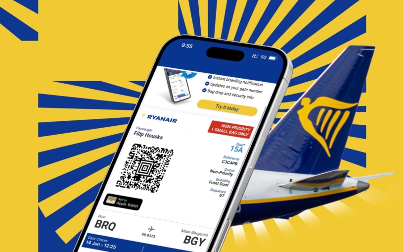Do letadla bez papíru. Ryanair ruší palubní vstupenky, bez online check-inu si výrazně připlatíte