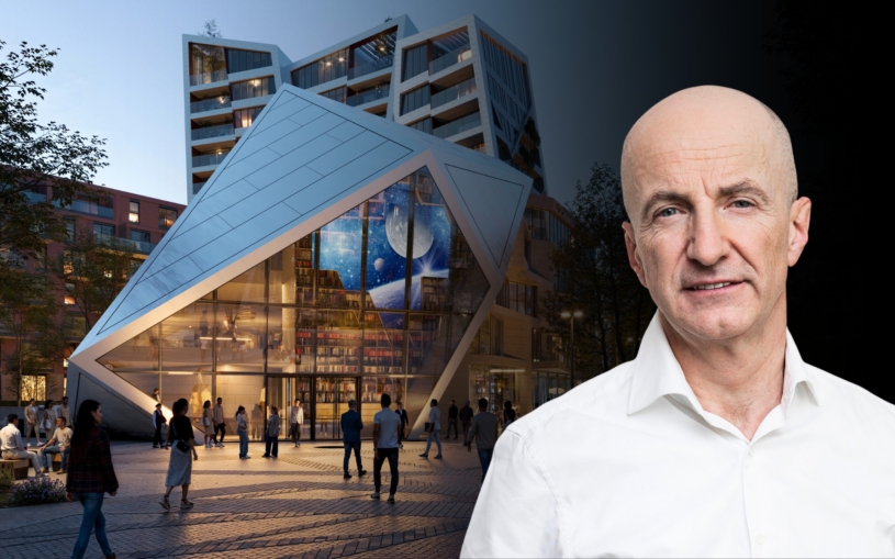 Je to moje pocta Praze, říká světový architekt. Pro Sekyru navrhl knihovnu i domy v podobě květů