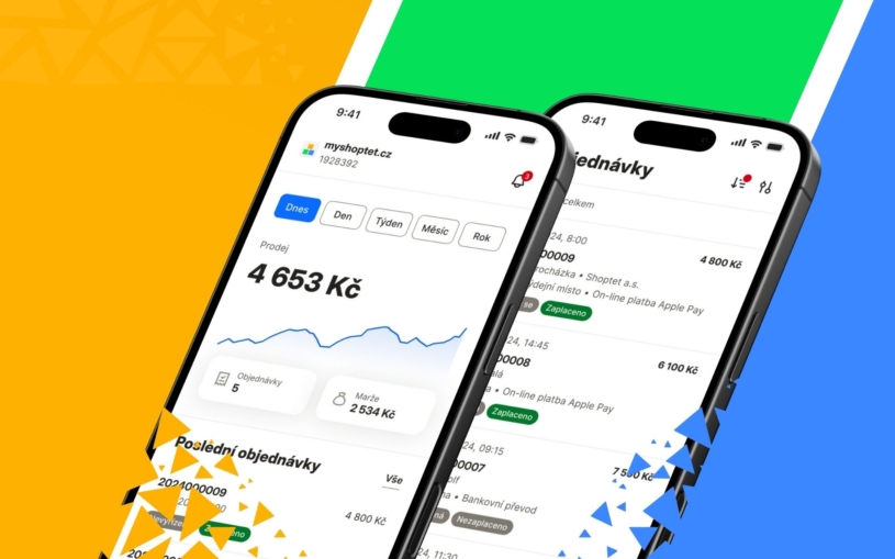 Napodruhé a lépe. Shoptet spustil novou aplikaci, e-shop umožňuje řídit přímo z telefonu