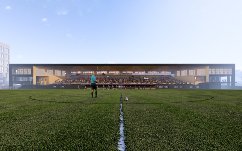 Sparta v Praze postaví akademii pro dívčí fotbal. Vyroste tu tribuna pro 800 diváků