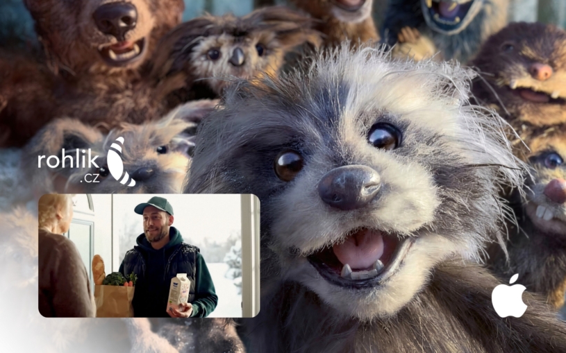 Rohlík s vánoční reklamou přes AI vzbudil nečekaný rozruch. Apple ji mezitím udělal ručně s loutkami