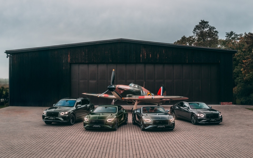 Z továrny na motory Spitfire vyjely luxusní vozy Bentley, které vzdávají hold českým pilotům RAF