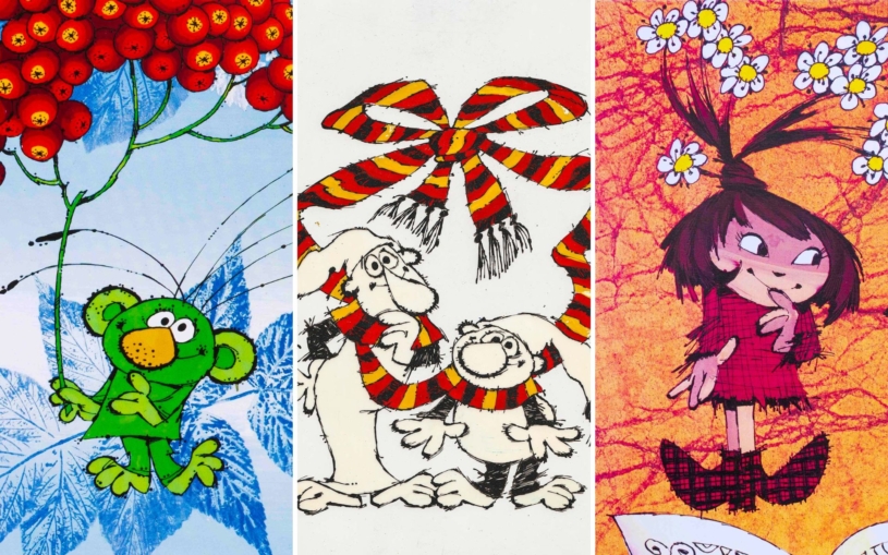 Dal tvář Křemílkovi s Vochomůrkou i Malé čarodějnici. Otec kreslených večerníčků má výstavu v Holešovicích