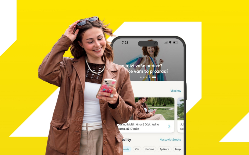 Články, podcasty i tipy, jak nenaletět podvodníkům. Raiffeisenbank učí klienty přímo v aplikaci