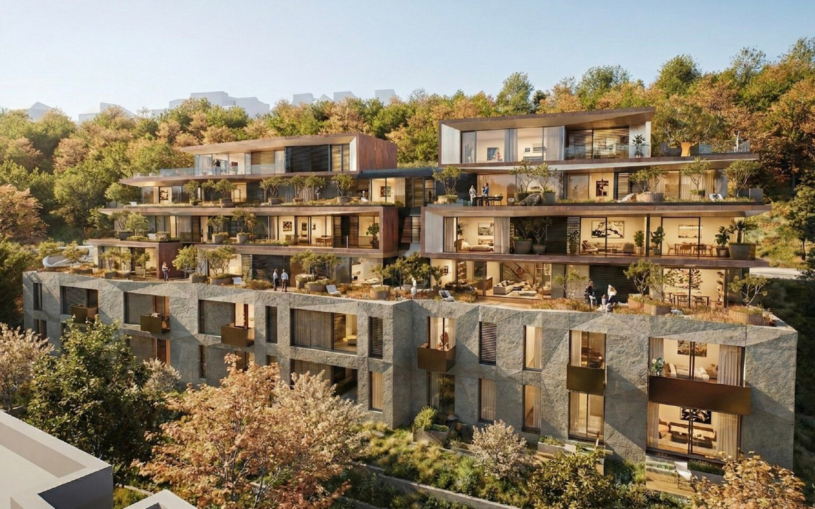 Na Smíchově vyroste dům s terasami a zahradami. Má propojit architekturu s přírodou