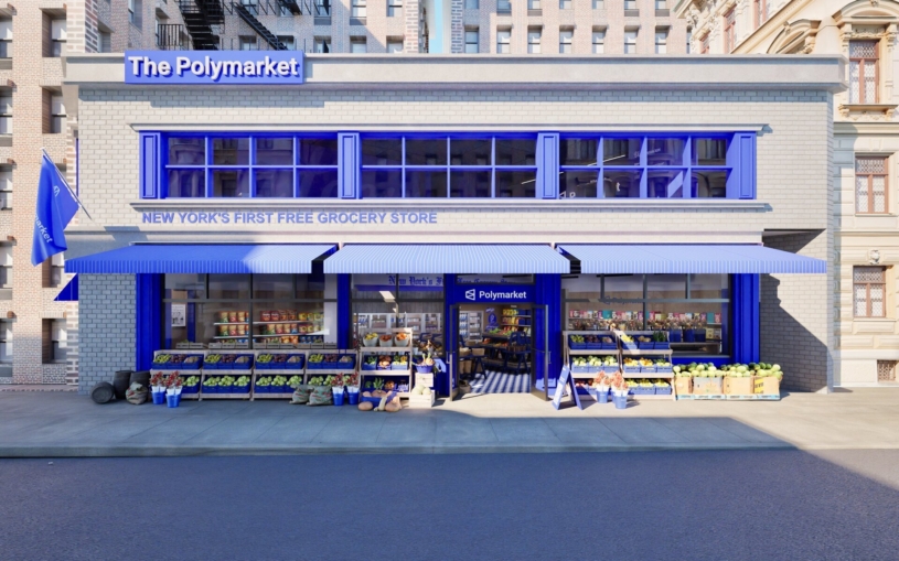 Polymarket nabídne potraviny zdarma uprostřed velkoměsta. Sázková platforma bojuje o pozornost i důvěru