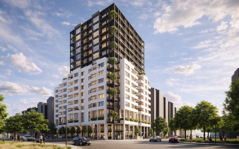 Vyroste jedna z nejvyšších rezidenčních budov na severu Prahy. Bude v ní 189 bytů s balkony či terasami