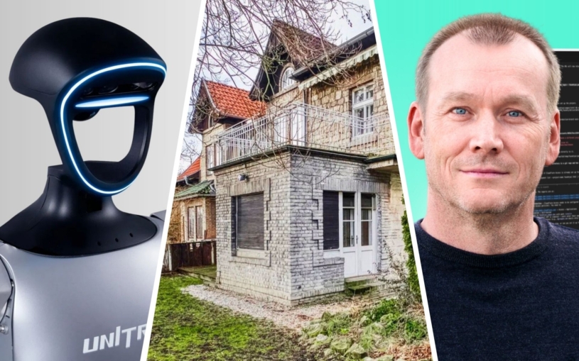 Šílené tempo AI náčelníka štábu, stoletá vila pod Petřínem k mání a vyprodaní roboti