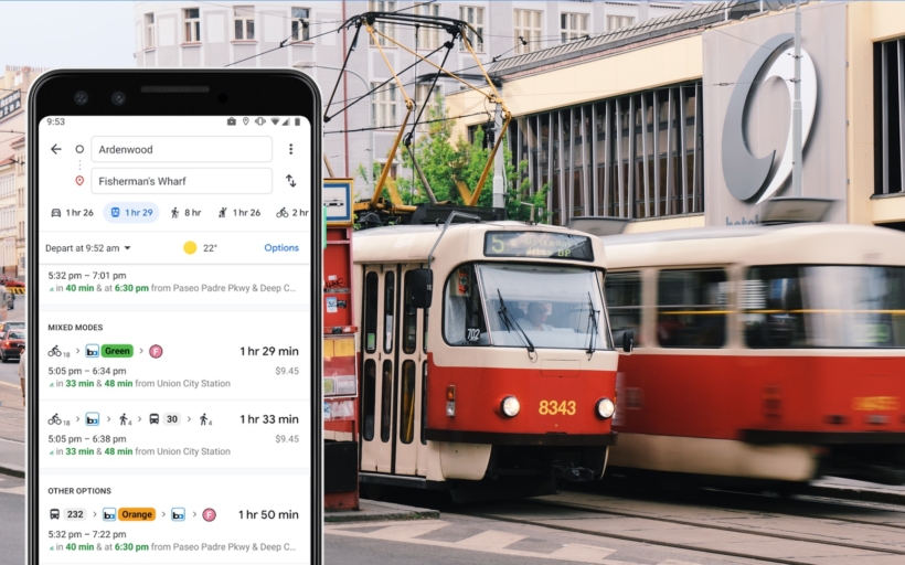 google-mapy-multimodal-tram