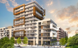 Parková čtvrť od Central Group na nákladovém nádraží Žižkov