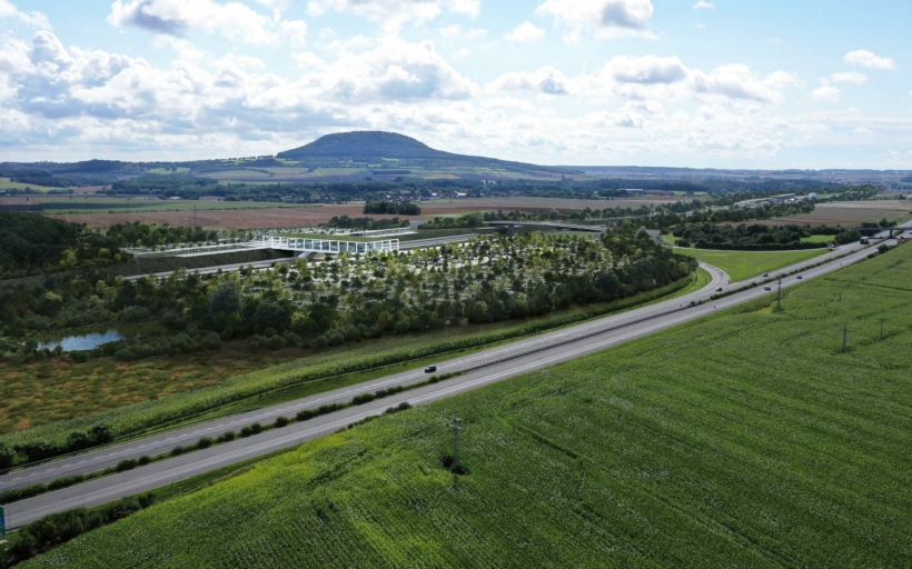 Terminál vysokorychlostní trati v Roudnici nad Labem