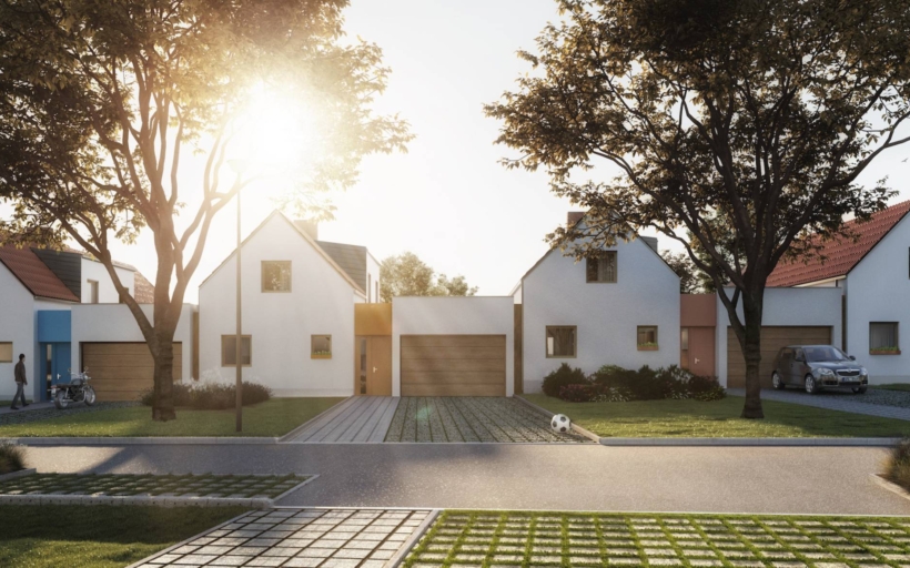 Řetězová výstavba ve Vejprnicích