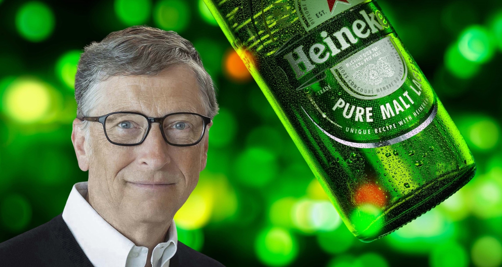 Bill Gates koupil za 20 miliard korun podíl v pivovaru Heineken