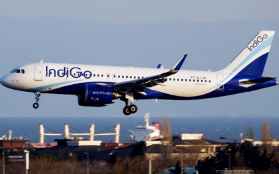 ISTANBUL / TURKEY – MARCH 28, 2019: IndiGo Airbus A320 NEO VT-IZ